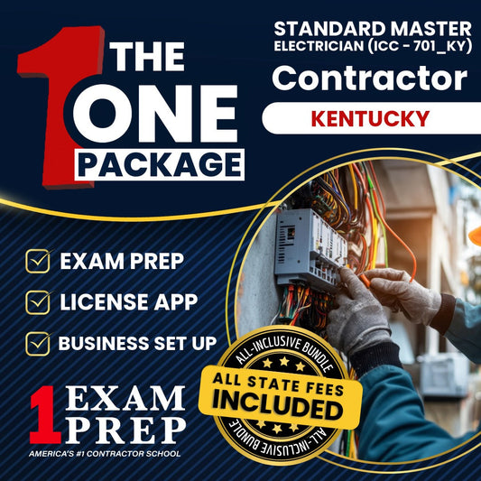 The 1 Package: All-Inclusive Kentucky Standard Master Electrician (ICC - 701_KY) Exam, Licensing & Business Setup Solution