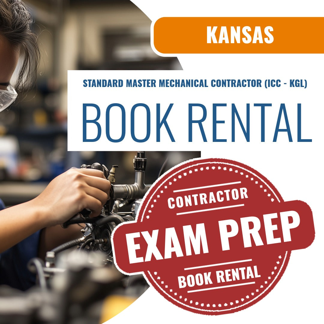 Kansas Standard Master Mechanical Contractor (ICC - KGL) - Books & Courses Rental Package