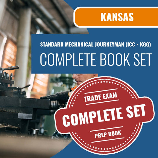 Kansas Standard Mechanical Journeyman (ICC - KGG) Exam Book Package