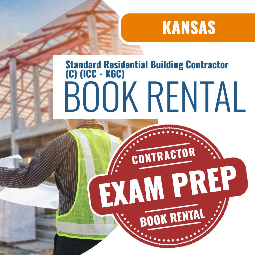 Kansas Standard Building Contractor (B) (ICC - KGB) - Books & Courses Rental Package
