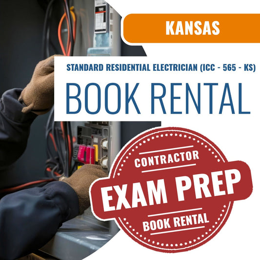 Kansas Standard Residential Electrician (ICC - 565 - KS) - Books & Courses Rental Package