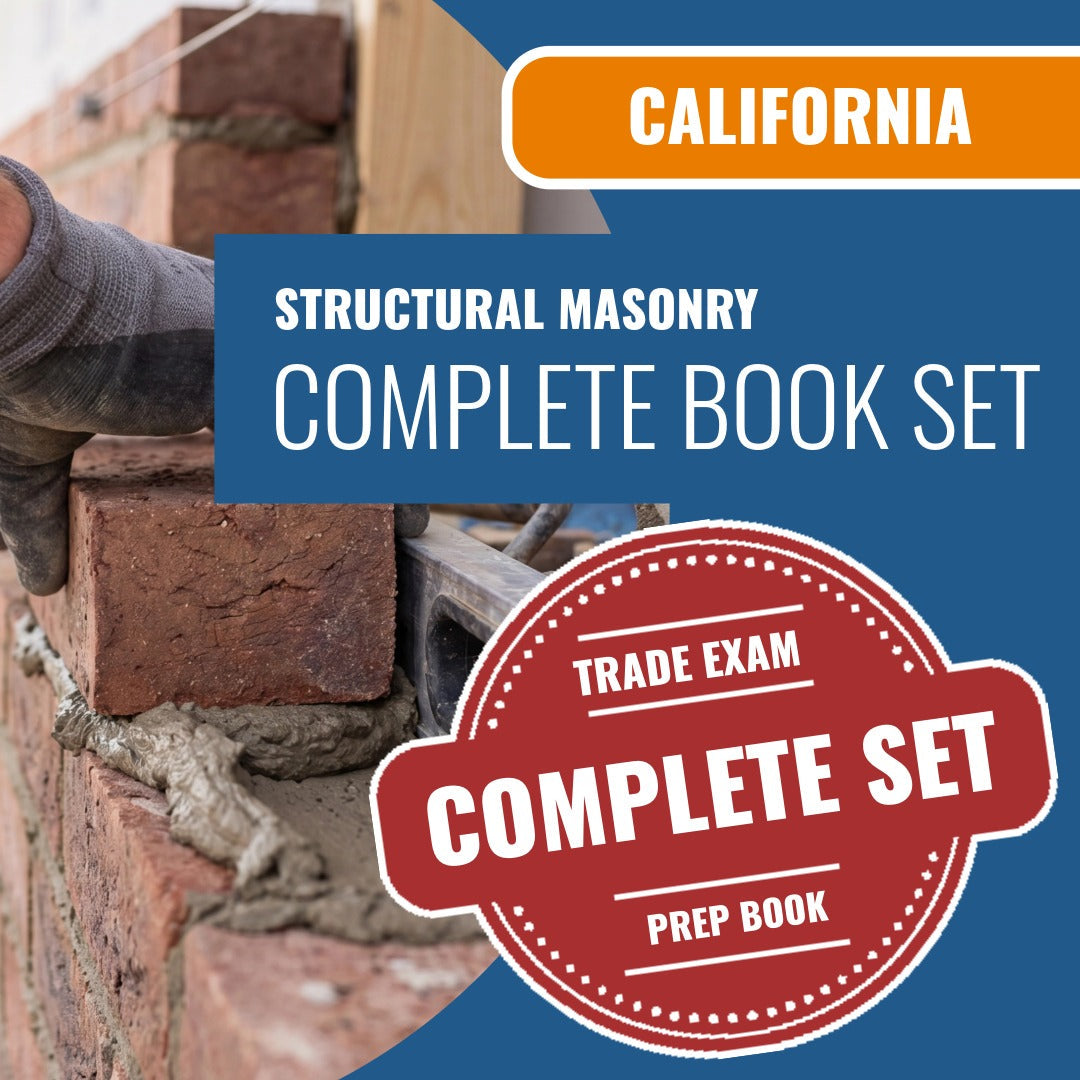 California Structural Masonry Code Module (ICC - 84CY) Exam Book Package