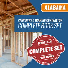 Load image into Gallery viewer, Alabama Carpentry and Framing Contractor Book Package
