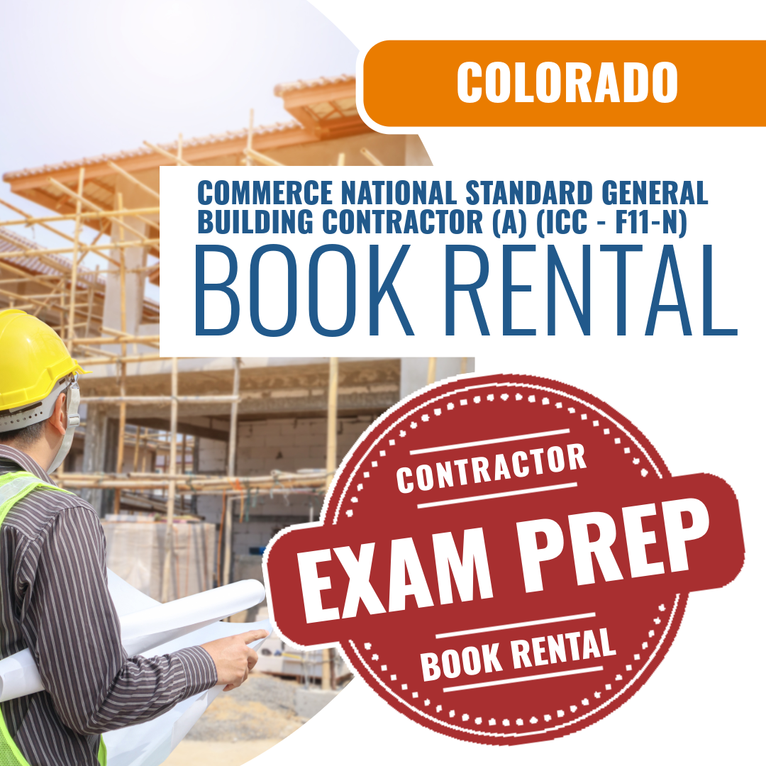Commerce City Colorado National Standard General Building Contractor (A) (ICC - F11-N)- Books & Courses Rental Package