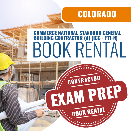 Commerce City Colorado National Standard General Building Contractor (A) (ICC - F11-N)- Books & Courses Rental Package