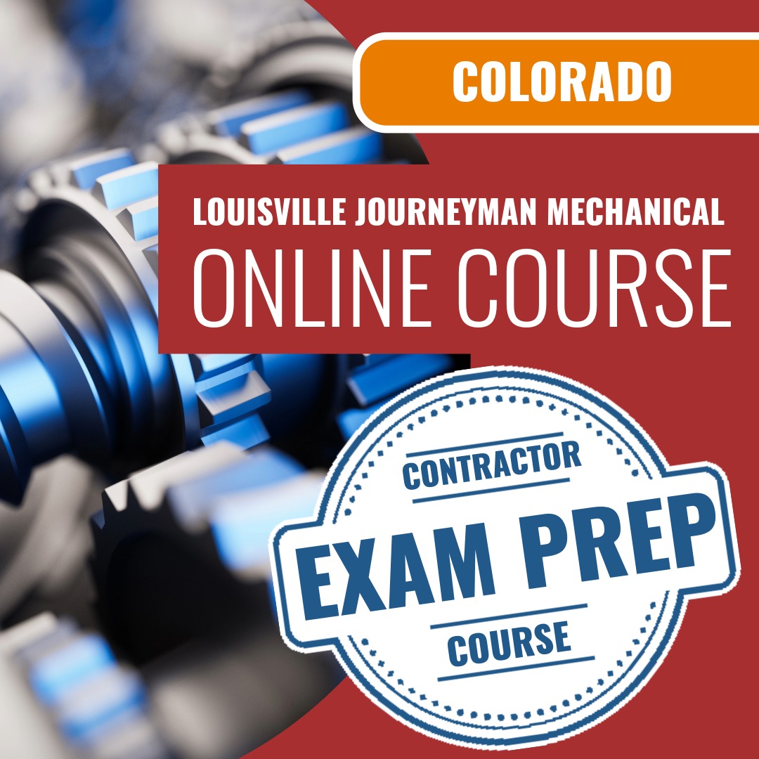 Louisville Colorado Journeyman Mechanical (ICC - G31-N) - Online Exam Prep