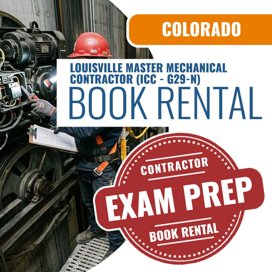 Louisville Colorado Master Mechanical Contractor (ICC - G29-N) - Books & Courses Rental Package