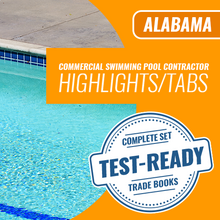 Load image into Gallery viewer, Alabama Commercial Pool Contractor Exam; Pre-Printed Tabs
