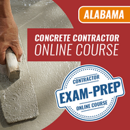 Alabama Concrete Contractor Exam - Online Exam Prep Course