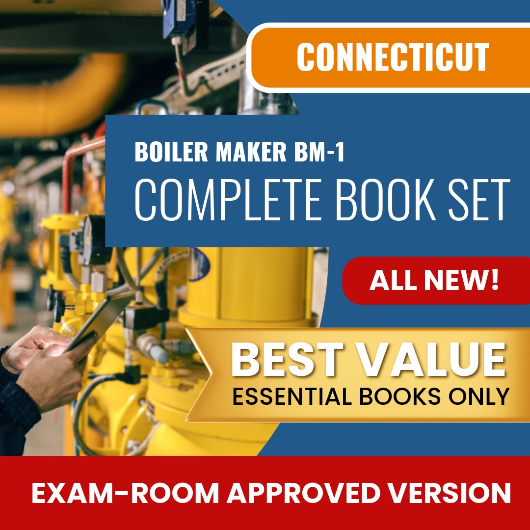 Connecticut Boiler Maker Contractor (BM-1) Books Allowed into Exam Package