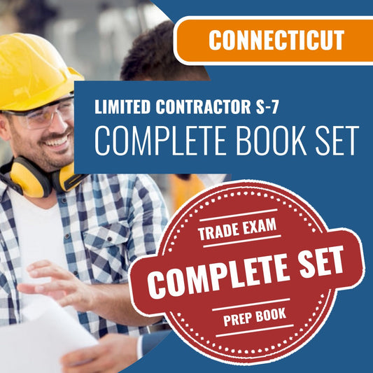 Connecticut Limited Contractor (S-7) Exam Book Package