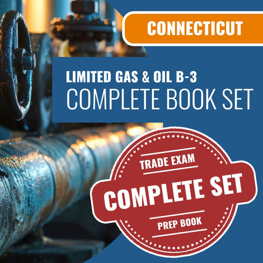Connecticut Limited Gas and Oil Contractor (B-3) Exam Book Package