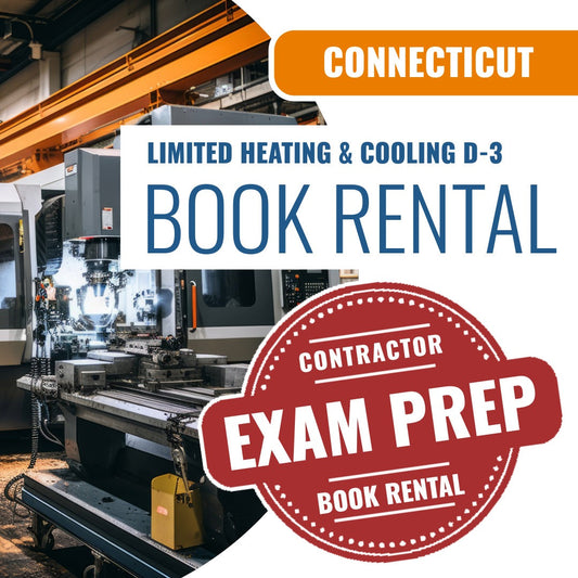 Connecticut Limited Heating Cooling Contractor (D-3) - Books & Courses Rental Package