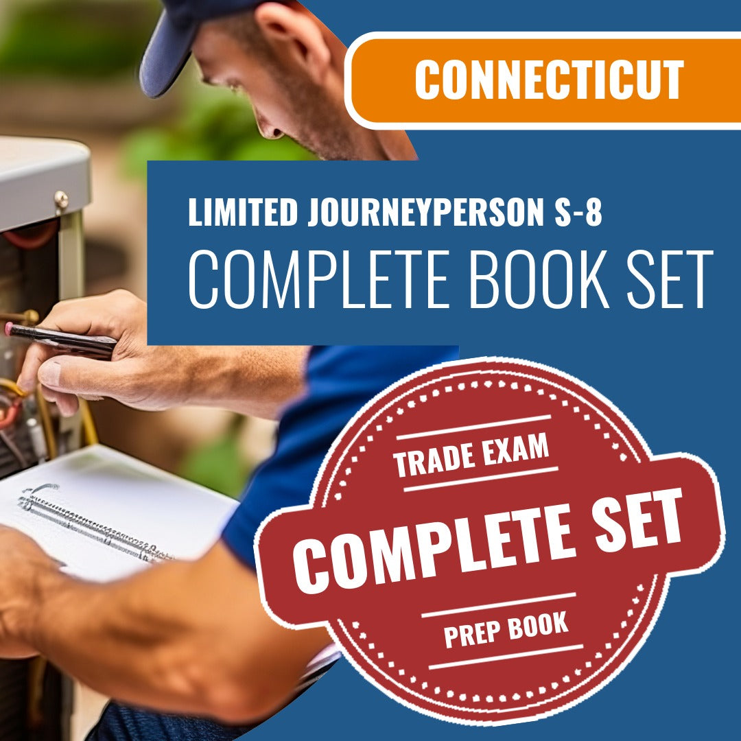 Connecticut Limited Journeyperson (S-8) Exam Book Package