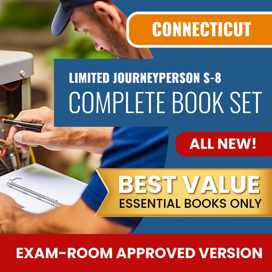 Connecticut Limited Journeyperson (S-8) Books Allowed into Exam Package