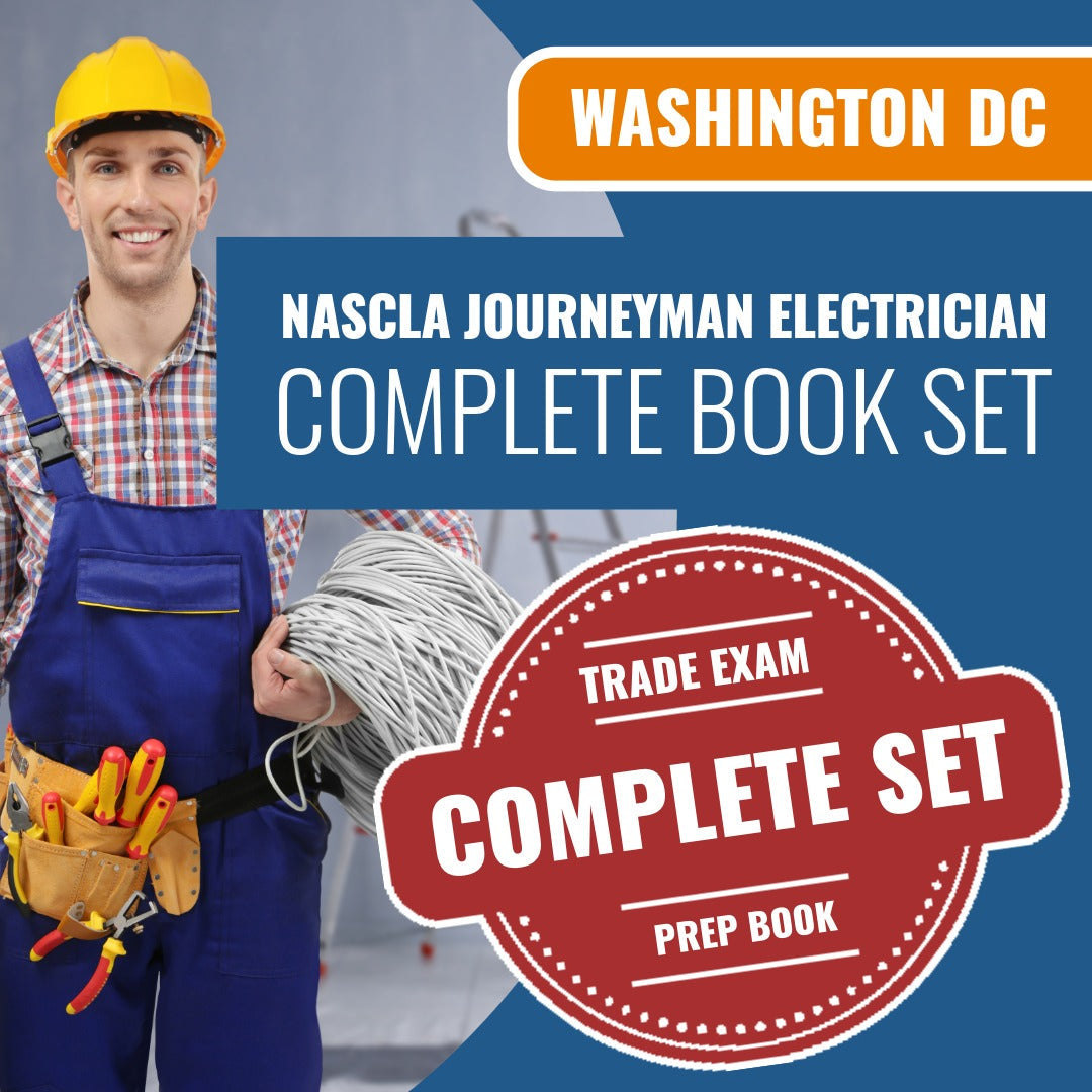 Washington DC NASCLA Journeyman Electrician Exam Book Package