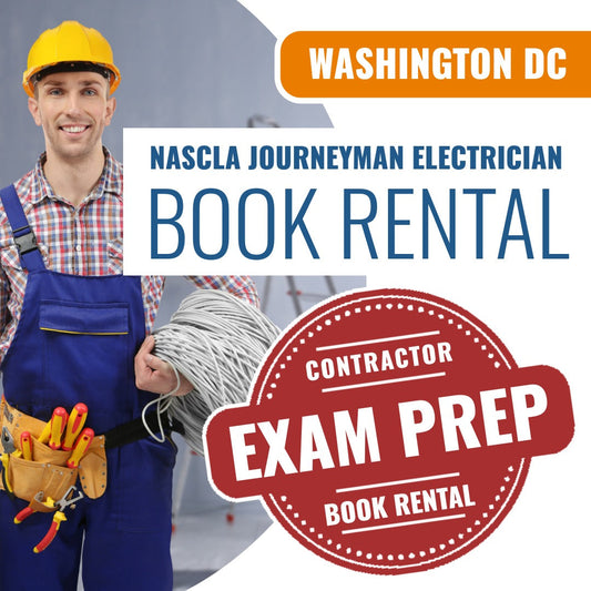Washington DC NASCLA Journeyman Electrician - Books & Courses Rental Package