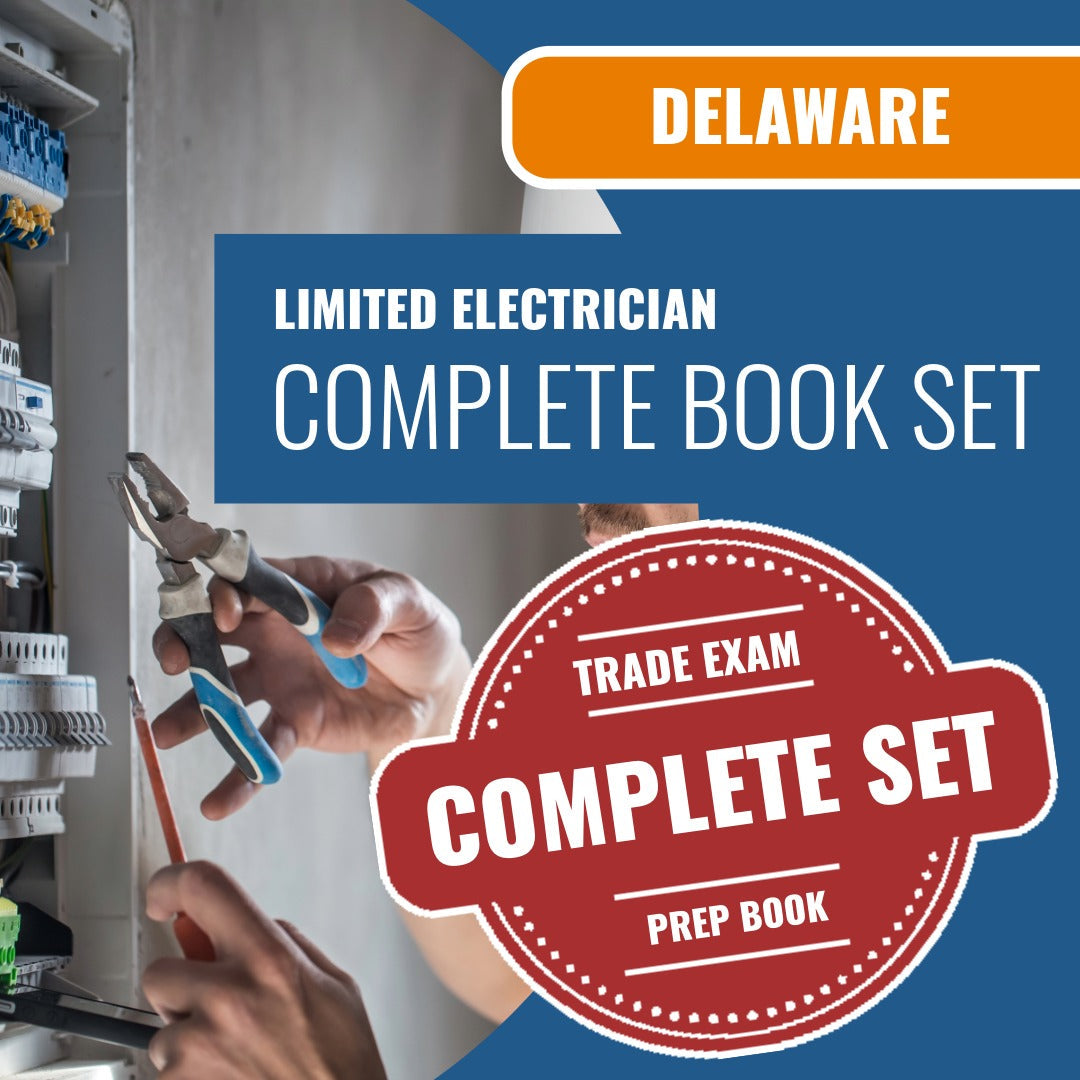 Delaware Limited Electrician Exam Book Package
