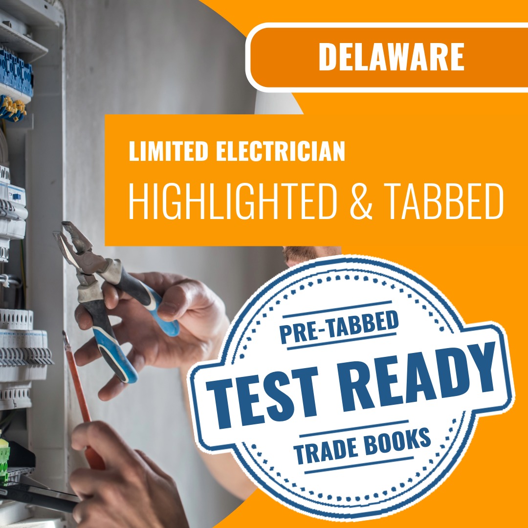 Delaware Limited Electrician Highlighted & Tabbed Book Package
