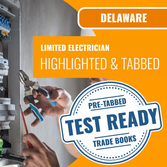 Delaware Limited Electrician Highlighted & Tabbed Book Package