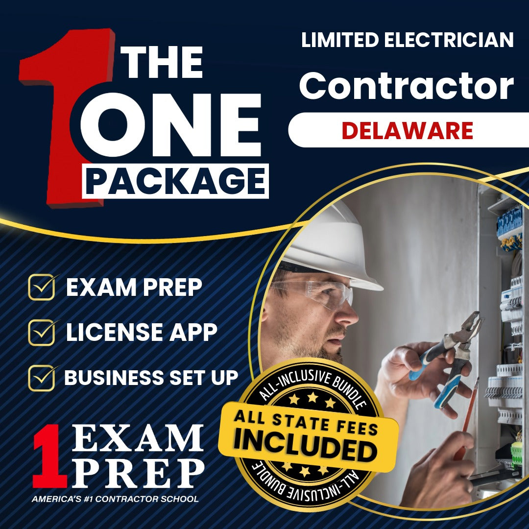 The 1 Package: All-Inclusive Delaware Limited Electrician Exam, Licensing & Business Setup Solution