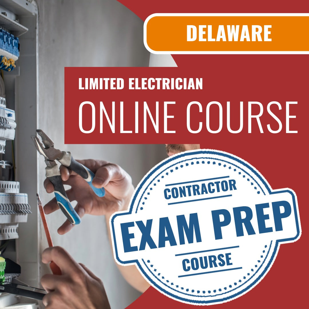 Delaware Limited Electrician Exam - Online Exam Prep