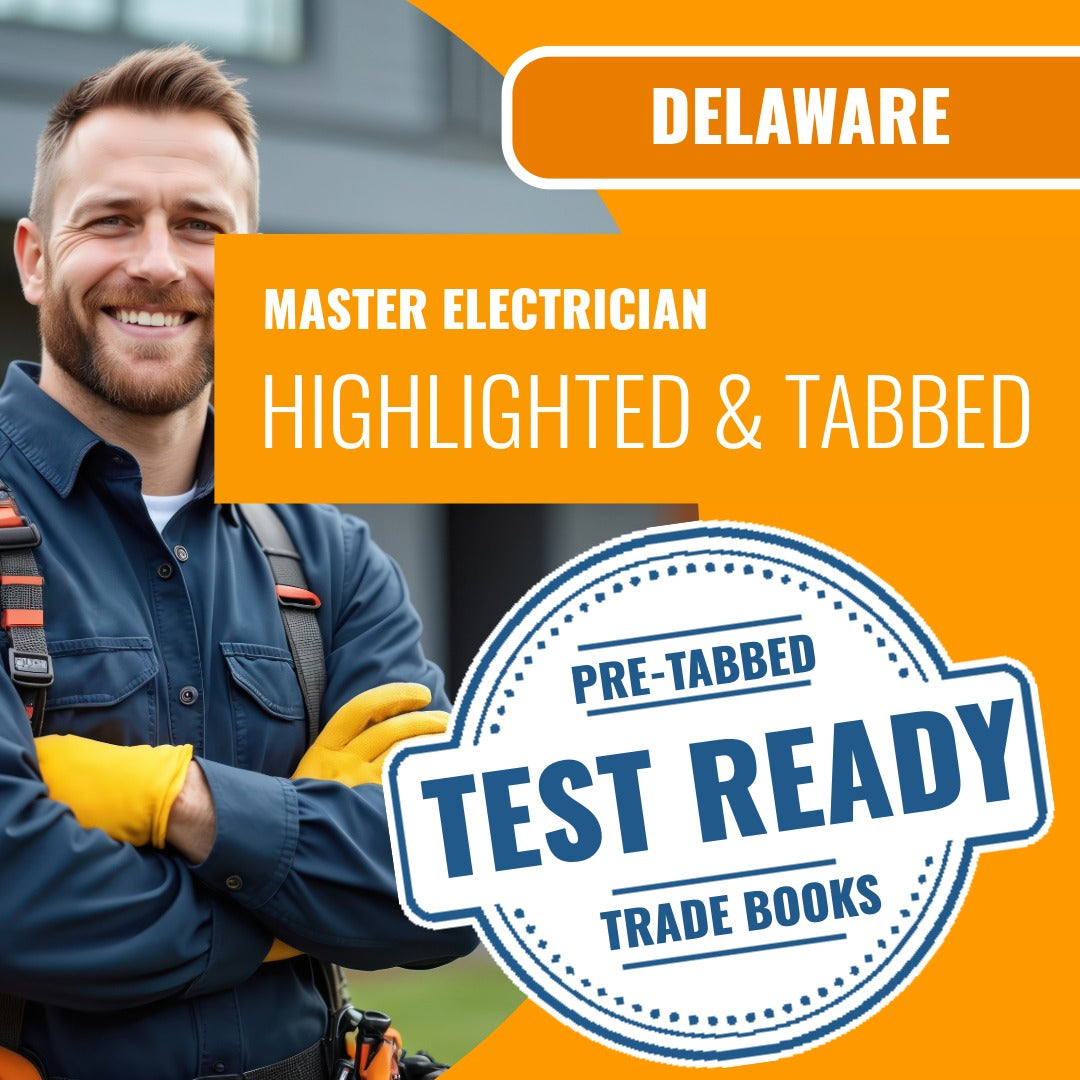Delaware Master Electrician Highlighted & Tabbed Book Package