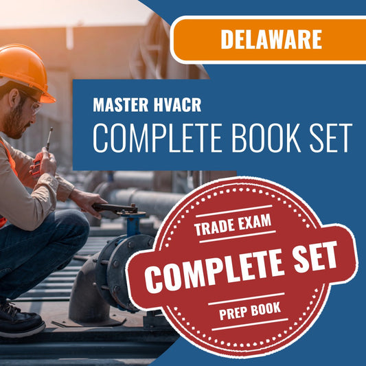 Delaware Master HVACR Contractor Exam Book Package