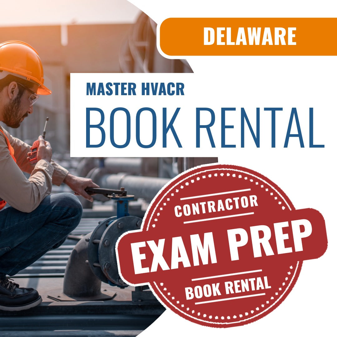 Delaware Master HVACR Contractor - Books & Courses Rental Package