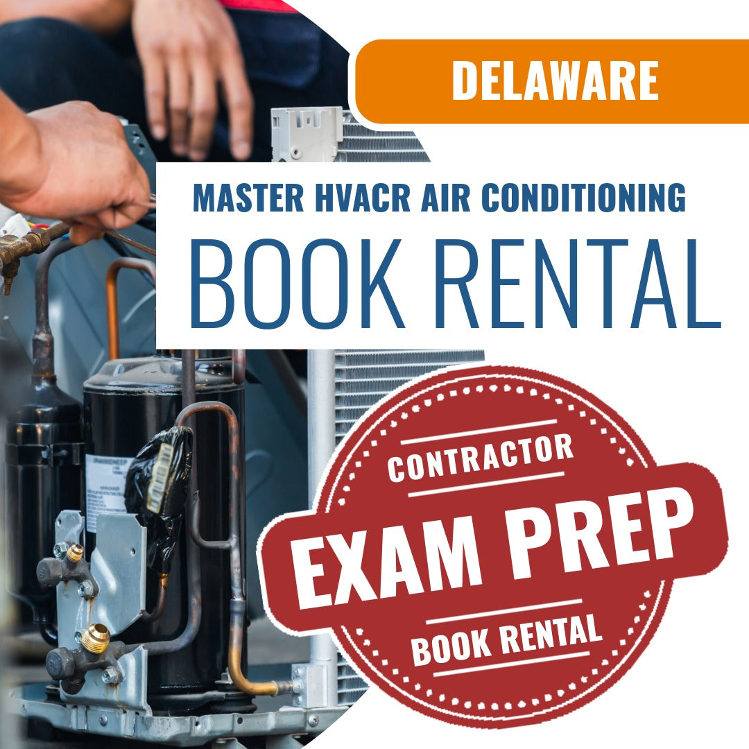 Delaware Master HVACR Restricted Air Conditioning Contractor - Books & Courses Rental Package