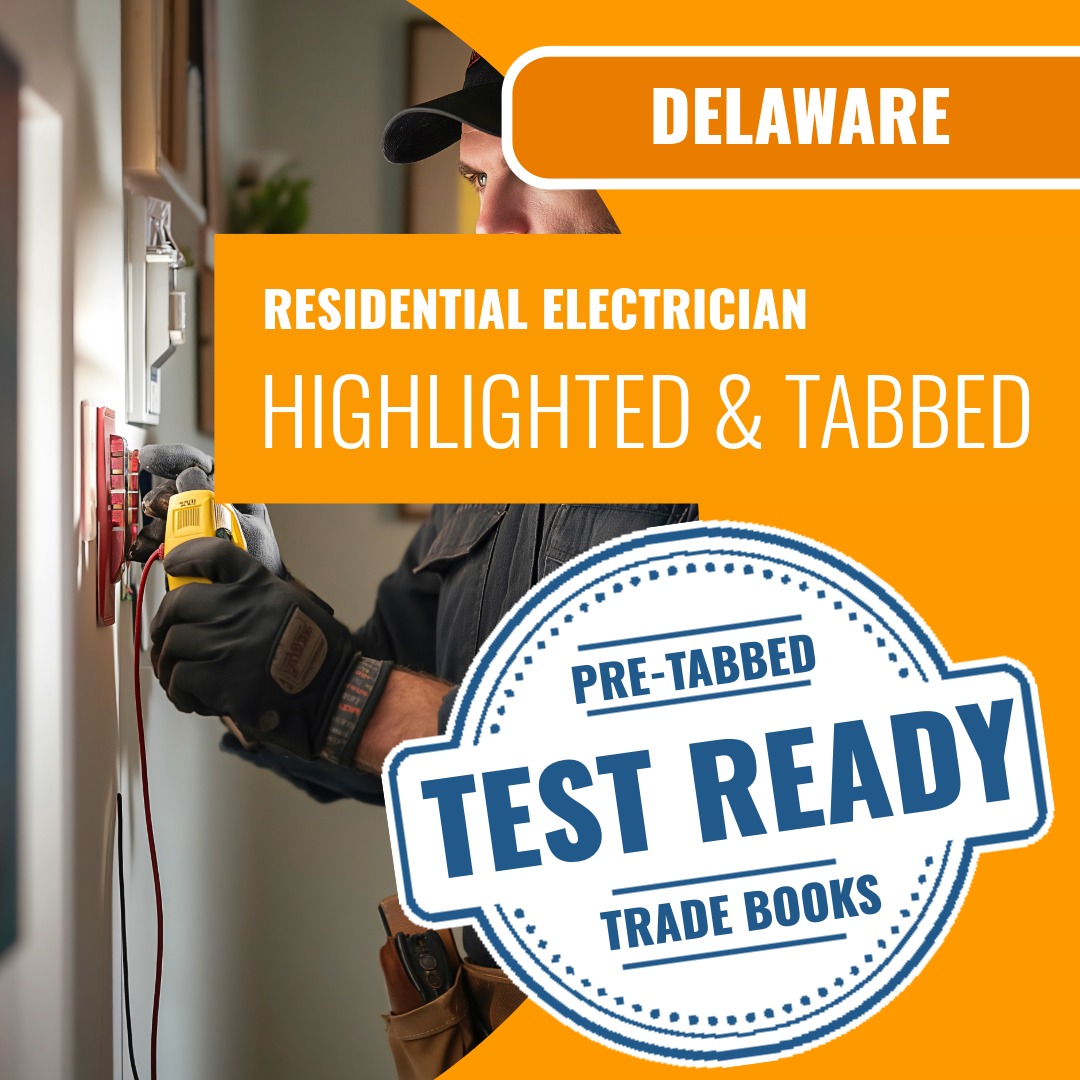 Delaware Residential Electrician Highlighted & Tabbed Book Package