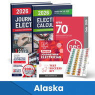 2026 Alaska Journeyman Electrician Exam Prep Study Guides & Code Book Ultimate Combo (Based on the 2026 NEC)