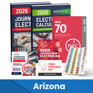 2026 Arizona Journeyman Electrician Exam Prep Study Guides & Code Book Ultimate Combo (Based on the 2026 NEC)