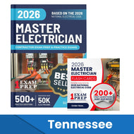 2026 Tennessee Master Electrician Exam Prep and Study Guide + Flash Card Combo: 12 Practice Exams +2 Full Final Exams: Trusted by 50k Electricians