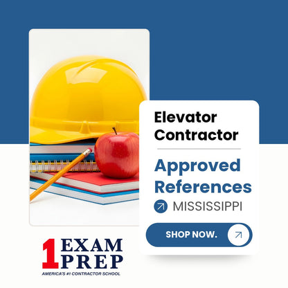 Mississippi Elevator Contractor Exam Approved References