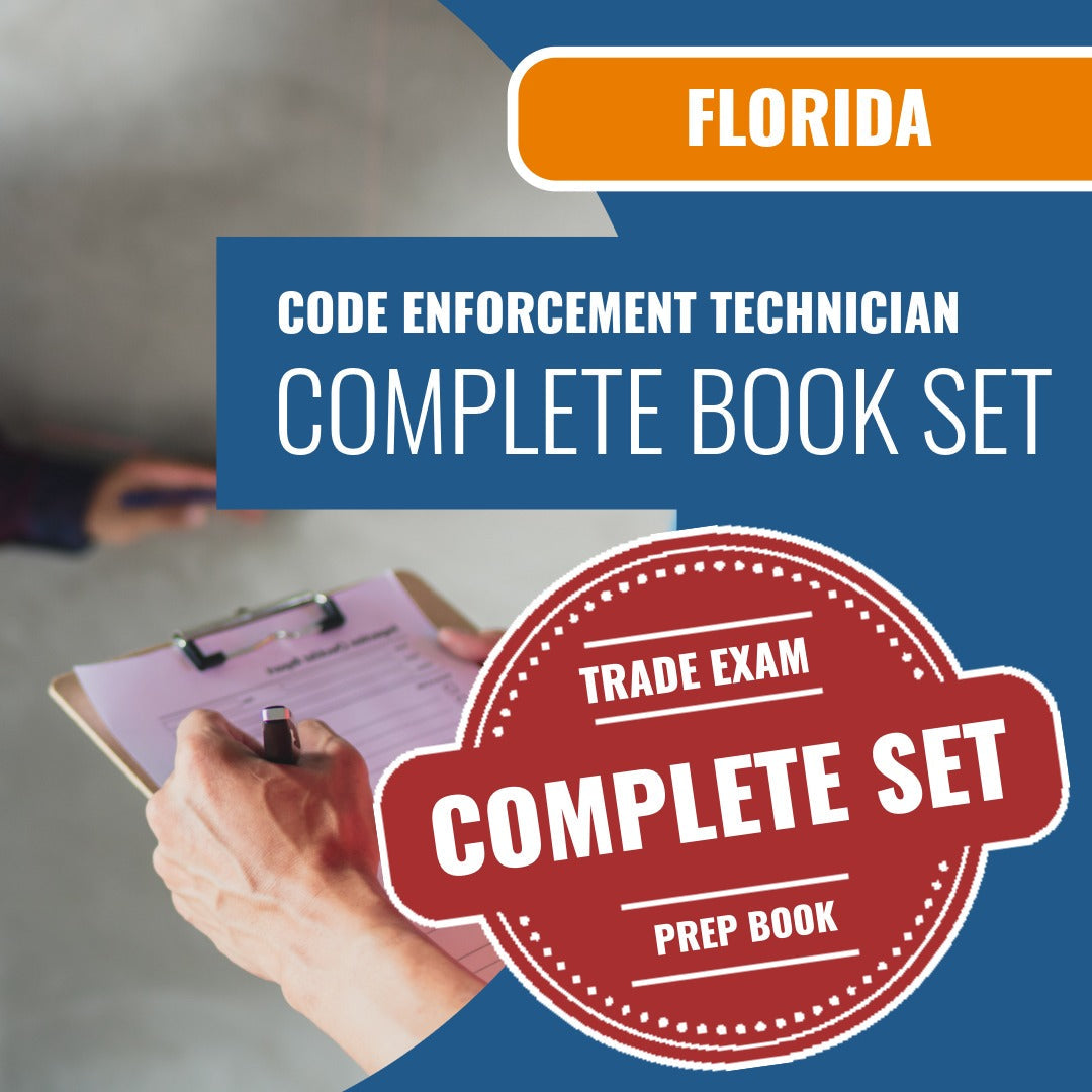 Florida Code Enforcement Technician (ICC - CE-T) Exam Book Package