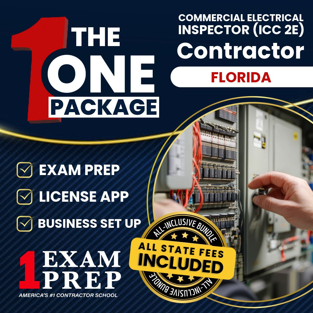 The 1 Package: All-Inclusive Florida Commercial Electrical Inspector (ICC 2E) Exam, Licensing & Business Setup Solution