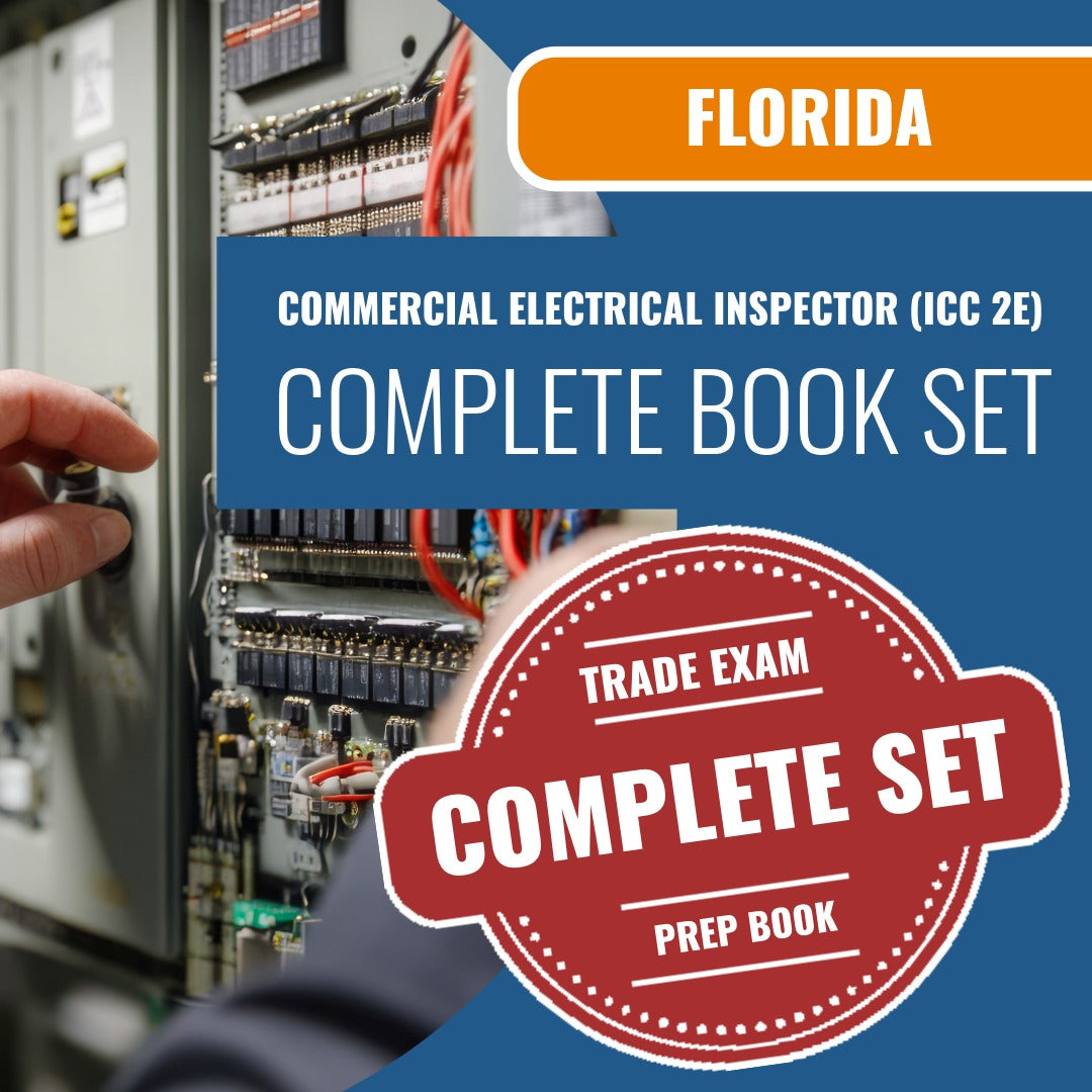 Florida Commercial Electrical Inspector (ICC 2E) Exam Book Package