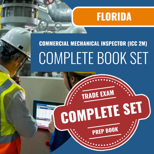 Florida Commercial Mechanical Inspector (ICC 2M) Exam Book Package