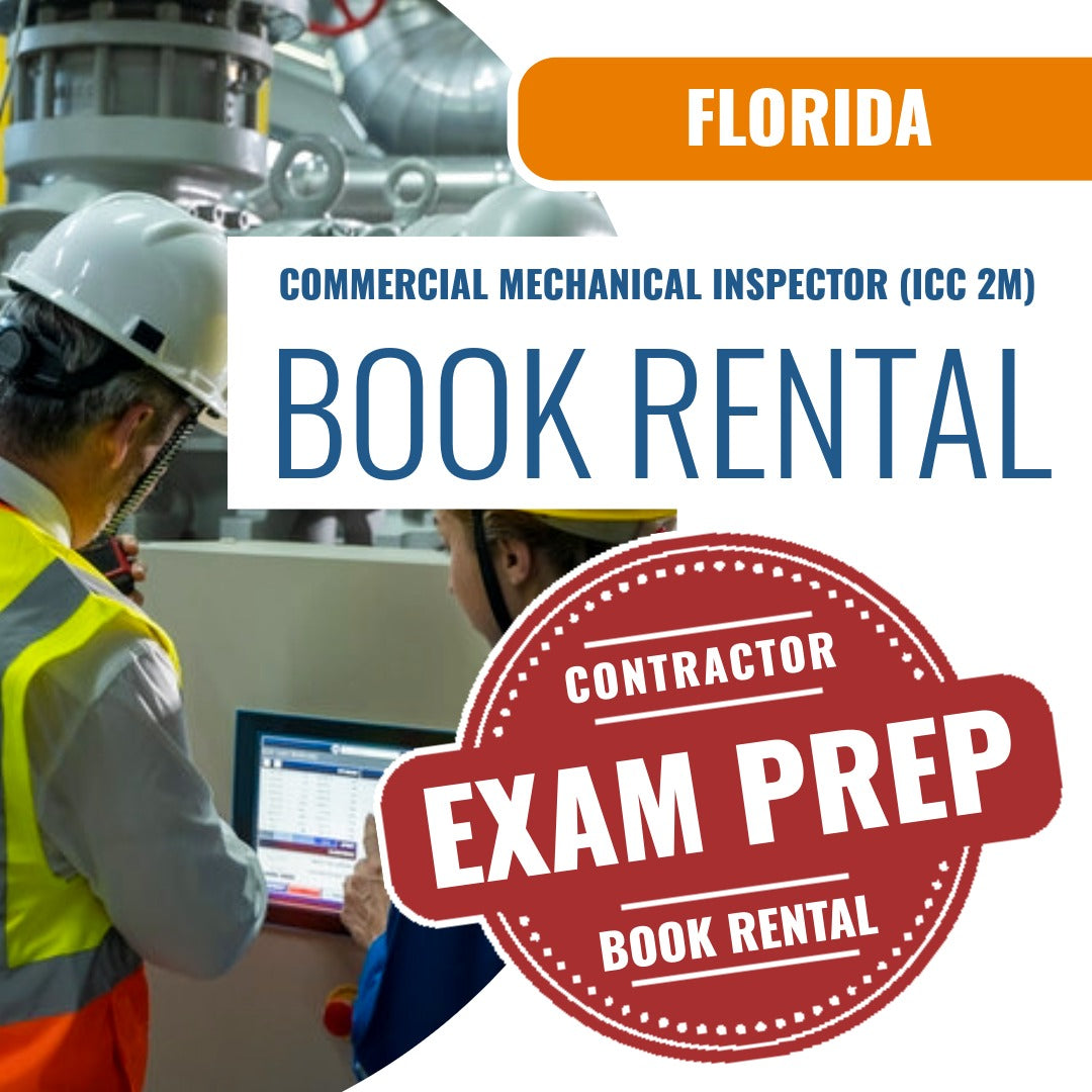 Florida Commercial Mechanical Inspector (ICC 2M) - Books & Courses Rental Package