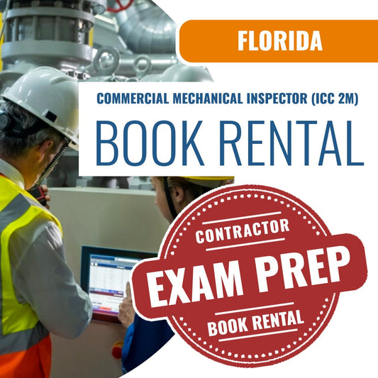 Florida Commercial Mechanical Inspector (ICC 2M) - Books & Courses Rental Package