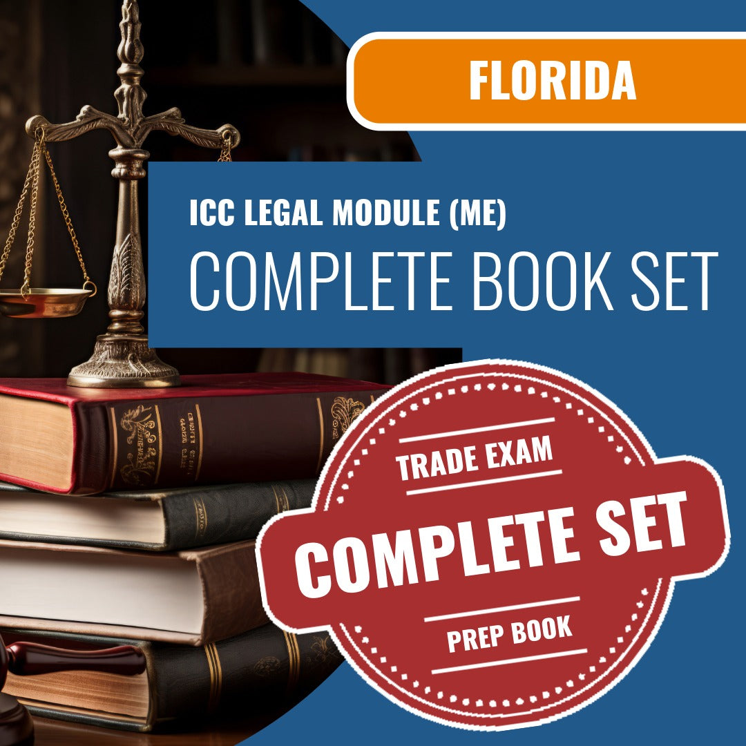 Florida ICC Legal Module (ME) Exam Book Package
