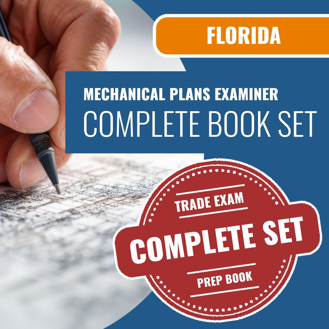 Florida Mechanical Plans Examiner (ICC - M3) Exam Book Package