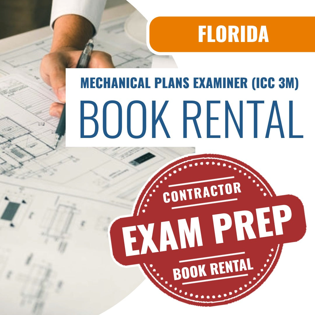 Florida Mechanical Plans Examiner (ICC 3M) - Books & Courses Rental Package