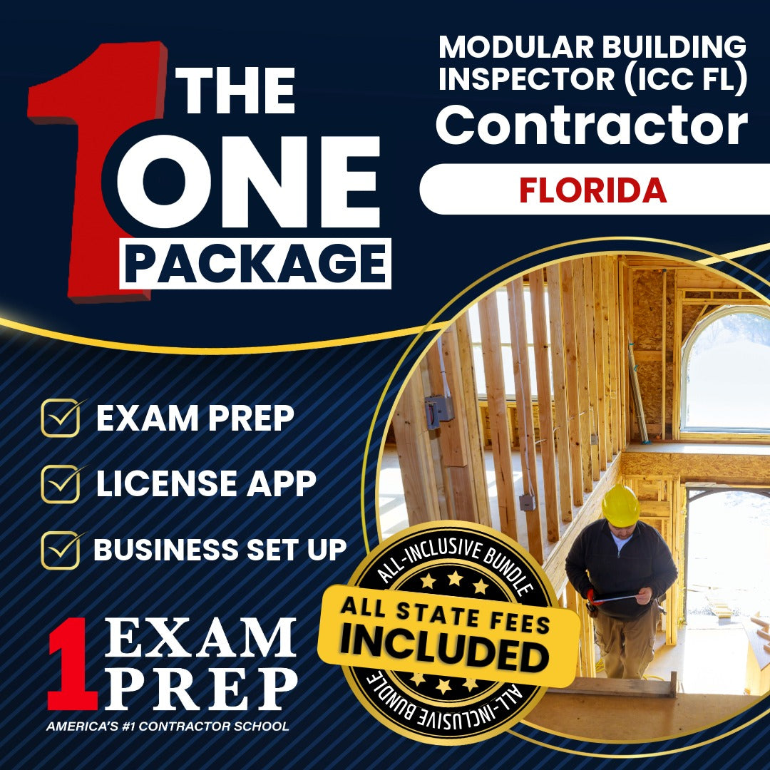 The 1 Package: All-Inclusive Florida Modular Building Inspector (ICC FL) Exam, Licensing & Business Setup Solution