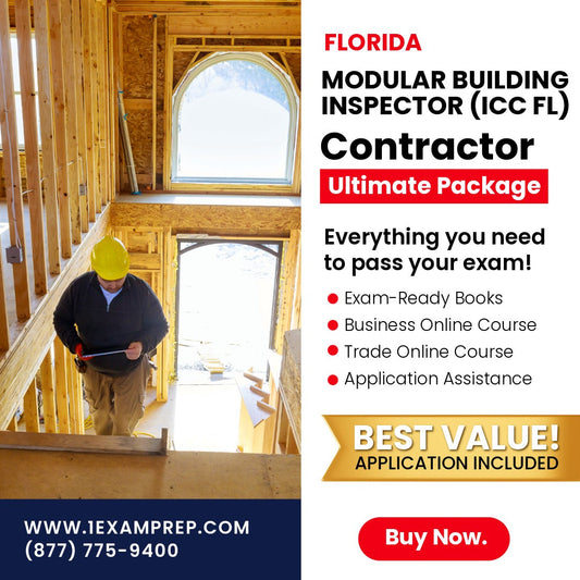 Florida Modular Building Inspector (ICC FL) Ultimate Exam Prep Rental Package