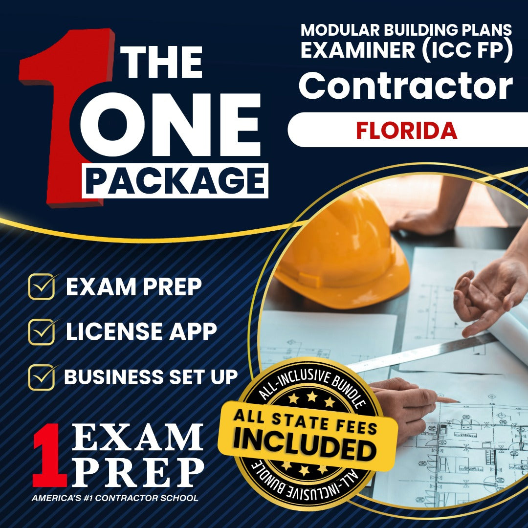 The 1 Package: All-Inclusive Florida Modular Building Plans Examiner (ICC FP) Exam, Licensing & Business Setup Solution