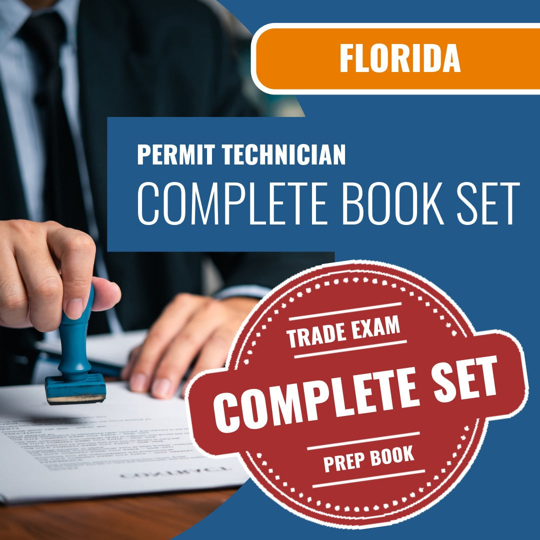 Florida Permit Technician (ICC - 14) Exam Book Package