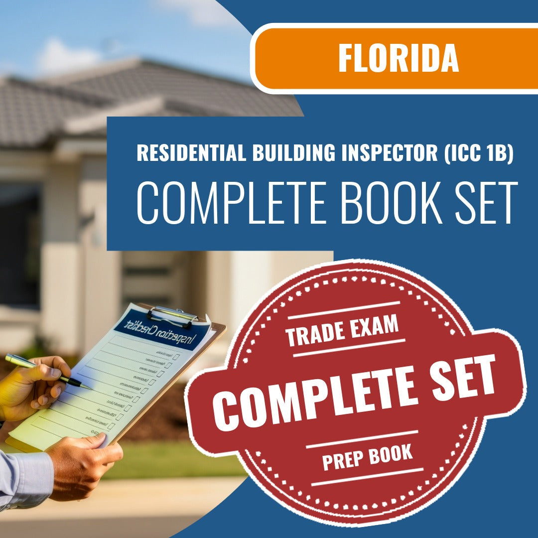 Florida Residential Building Inspector (ICC 1B) Exam Book Package