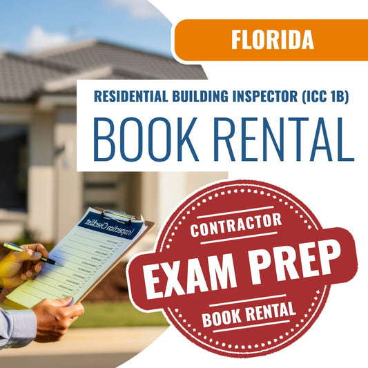 Florida Residential Building Inspector (ICC 1B) - Books & Courses Rental Package